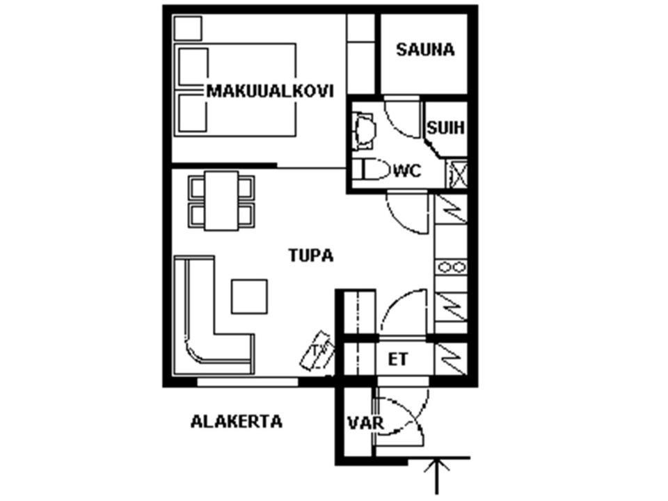 Roehkoestar 108 Appartement Äkäslompolo Buitenkant foto